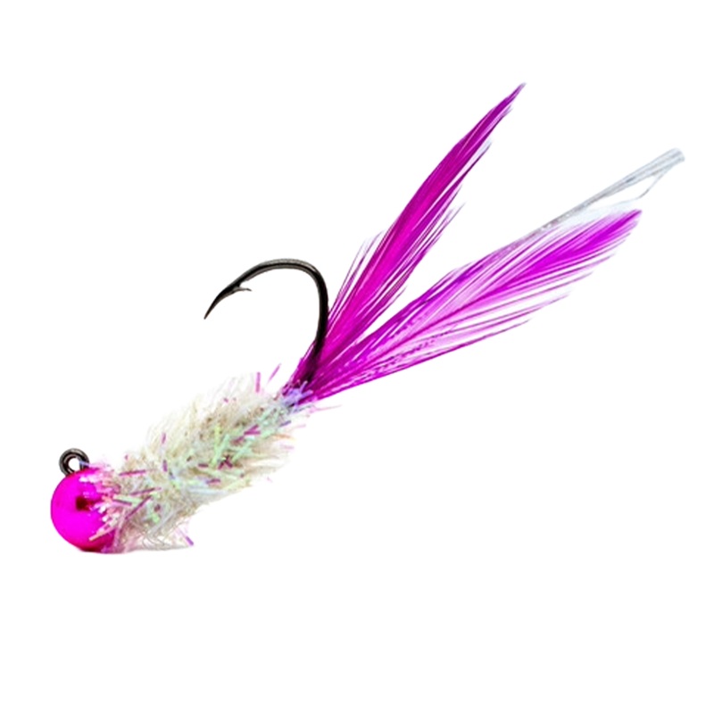 Widow Maker Tungsten Shimmer Jig 1/16 oz. (2pk) Pink Pearl