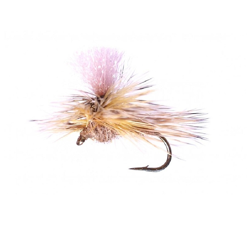 YFG Flies Bloom’s Parachute Caddis Dry Fly Light Olive 14
