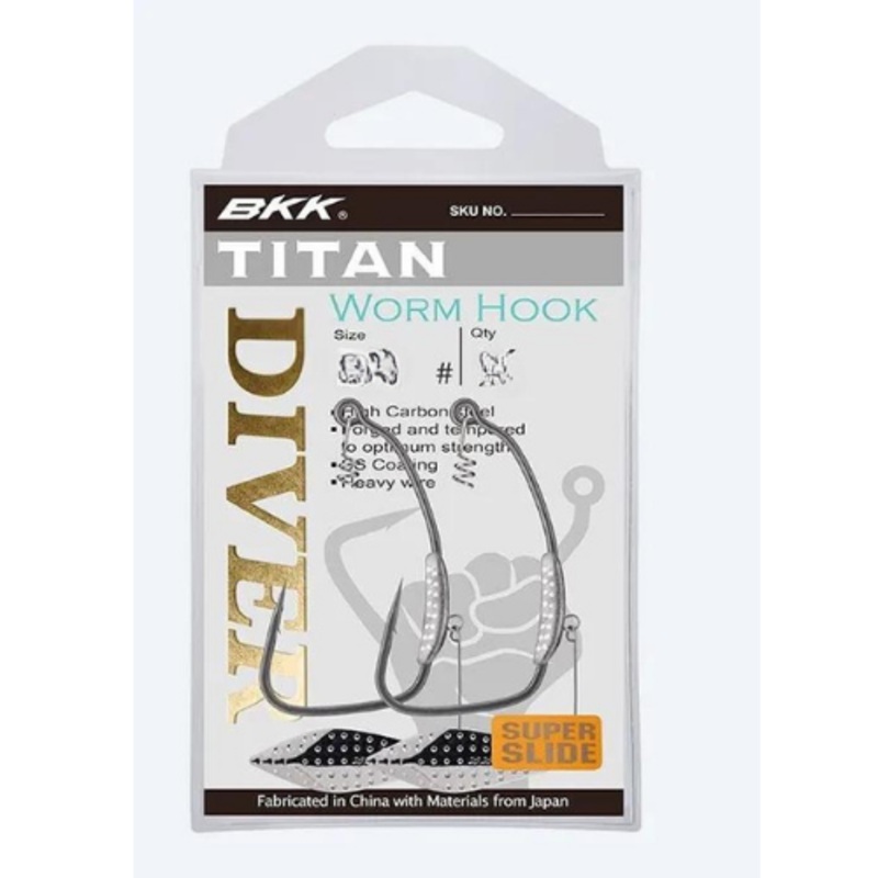 BKK | Titan Diver Worm Hook 1/0