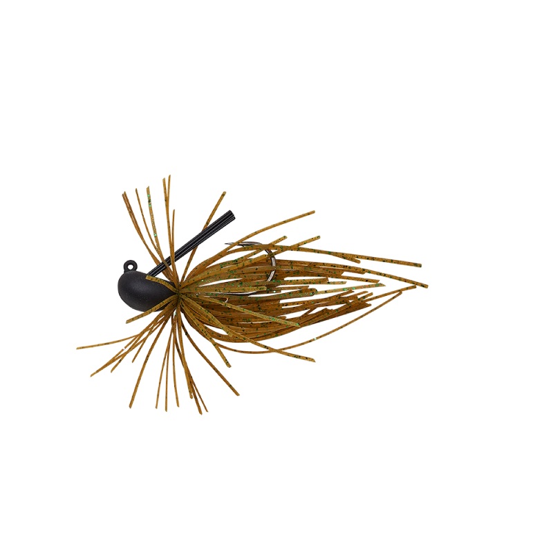 Savage Gear | Skirt Flirt Jig | Sinking | #2 | 4g | 6cm Green Pumpkin