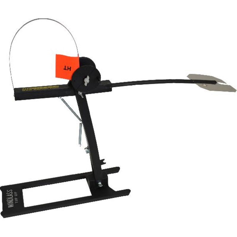 WINDLASS TIP UP W/500′ SPOOL – BLACK COLOR W/ DRAG