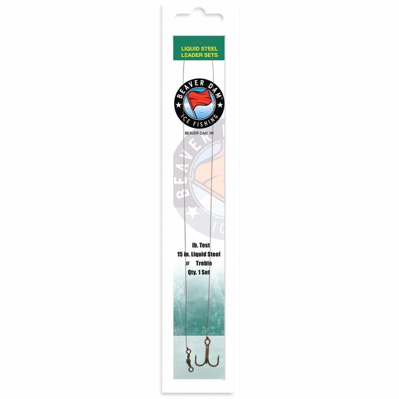 Beaver Dam Liquid Steel Ice Leaders LL8-TH10