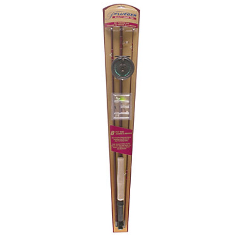 Complete Fly Fishing Kit 8′ 3-Piece Rod