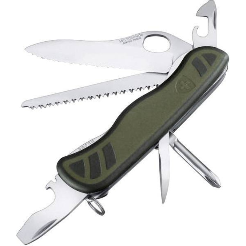 Victorinox | Soldier | Pocket Knife | Black/Green | Knife