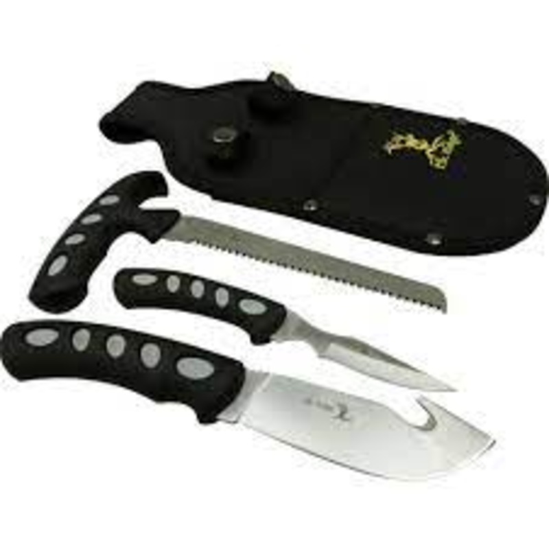 Elk Ridge | Hunting Knife | 3 pce Set | Fixed Blade