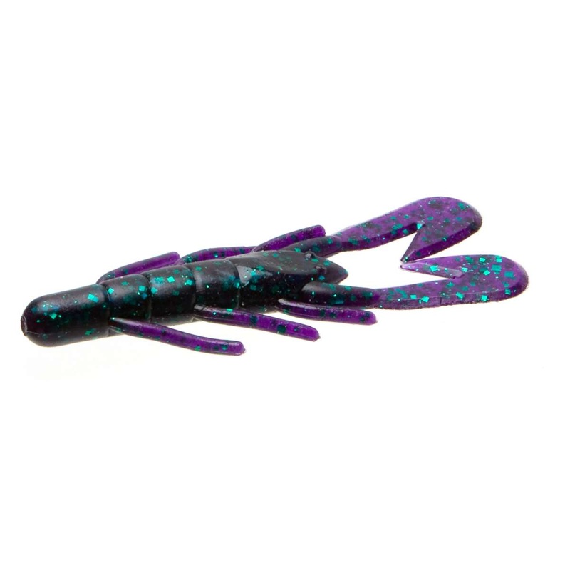 Zoom Ultravibe Speed Craw 3.5″ (12 pk) Junebug