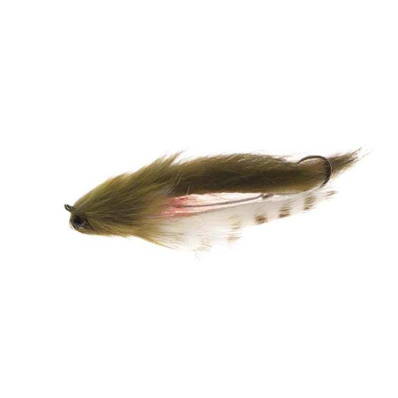 Aqua Flies Mike’s Sculpin Streamer Tan/White Barred 4