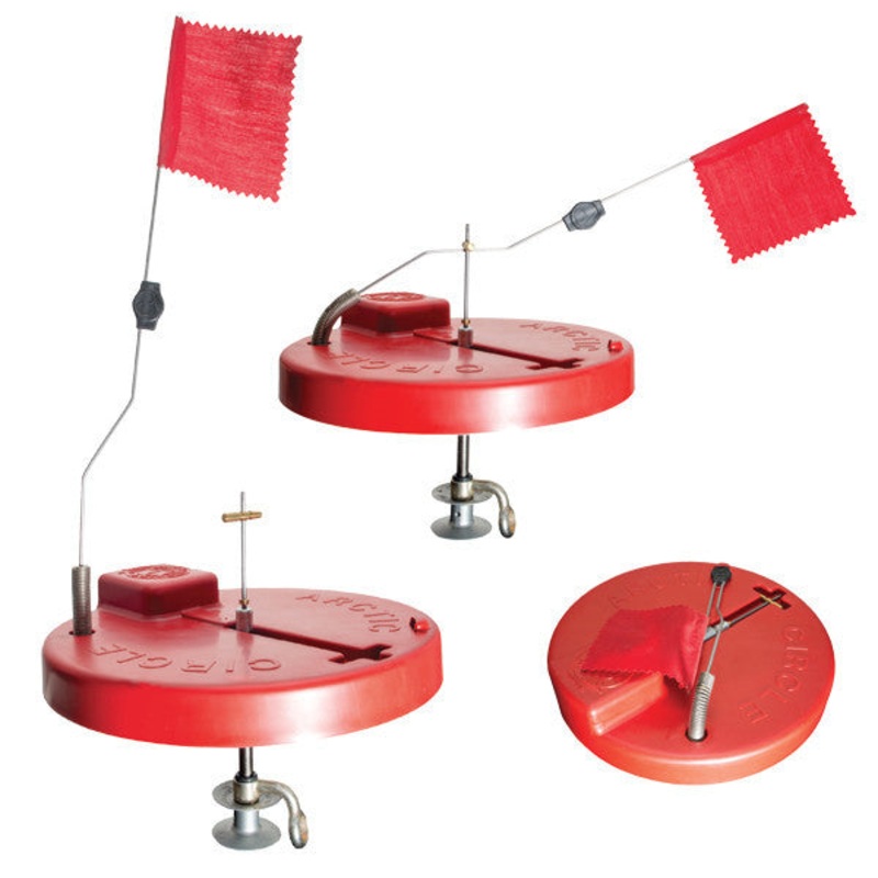Beaver Dam Tip-up 10″ Round Red