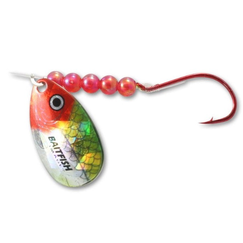 BAITFISH SPINNER RIGS 60″ #1 Hook Clown