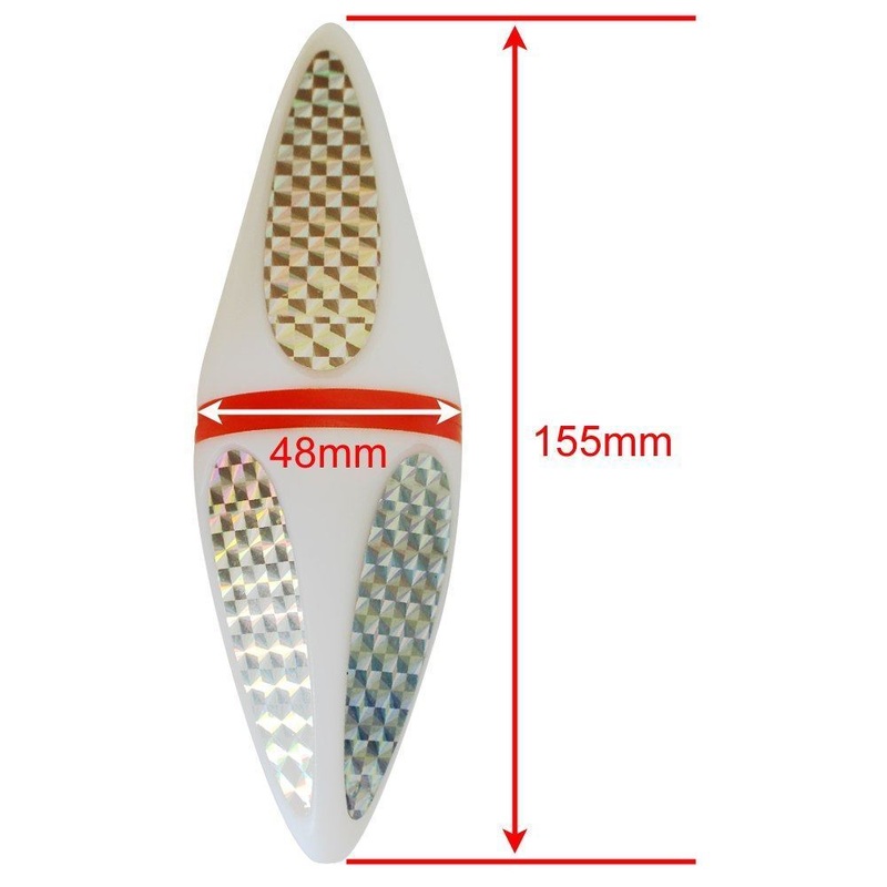 8 Pcs Glitter Teaser Float Value Pack Fishing Tackle A