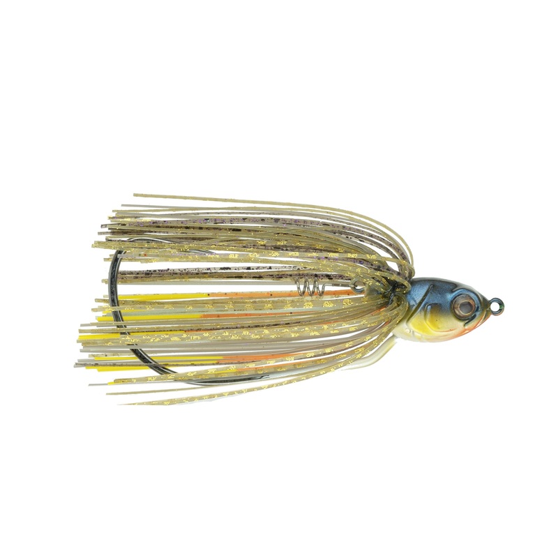 Axle Swinging Swim Jig – Bluegill Fire 3/8oz.