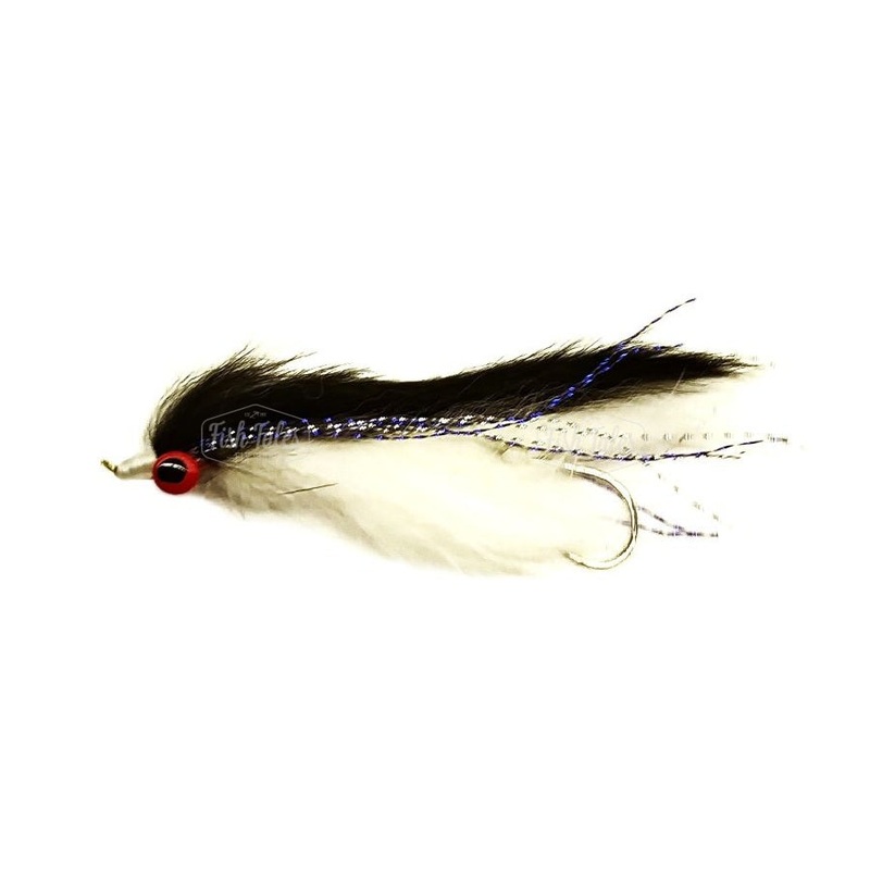 FT Flies Articulated Double Bunny Freshwater Streamer Black 4