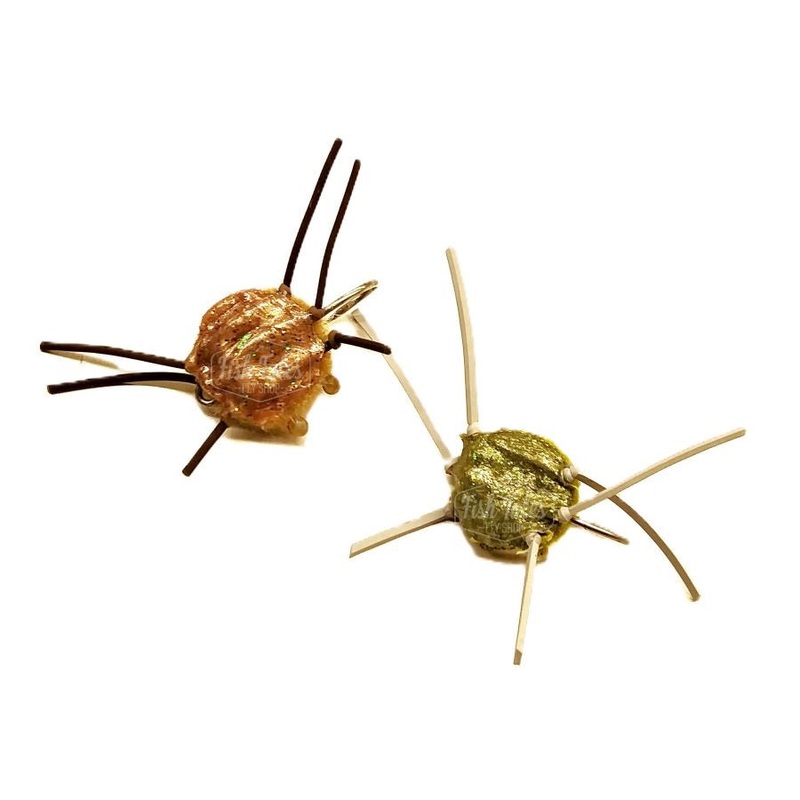 FT Flies Bauer Flats Crab Saltwater Fly Tan 4