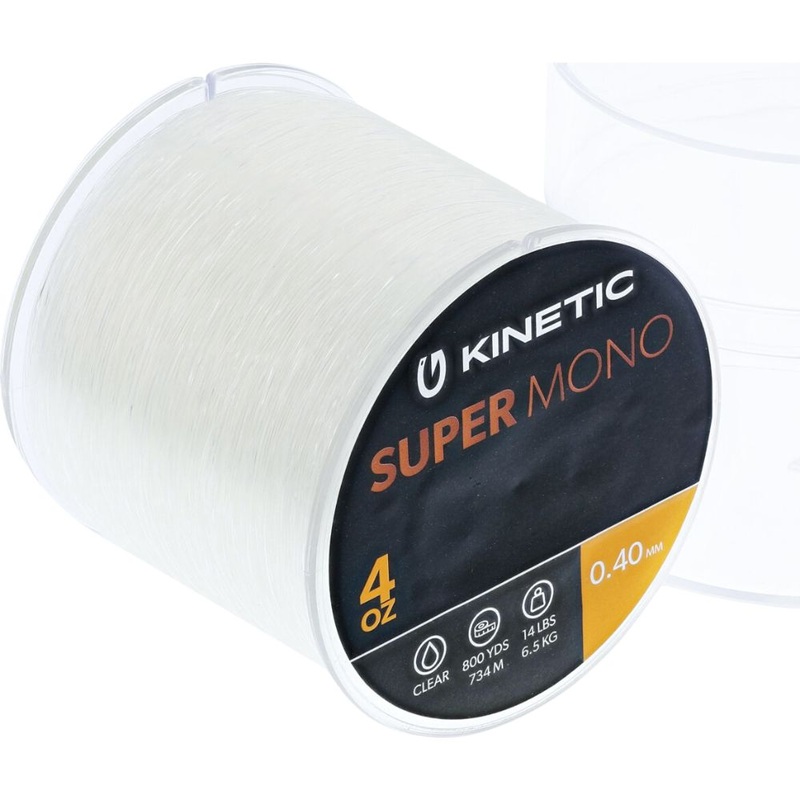 Kinetic | Super Mono 4oz | Clear | 552m | 0.50mm | 10.2kg