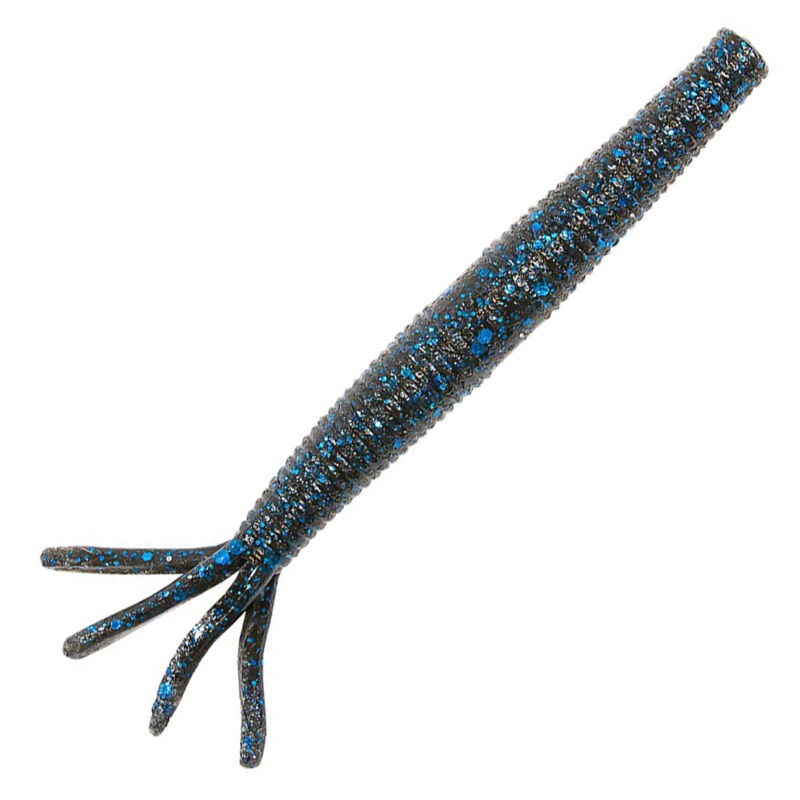 Z-man Hula Stickz 4″ (6pk) Black/Blue
